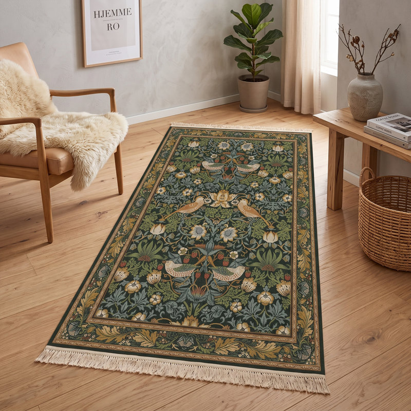 Tapis bleu sarcelle foncé foncé