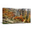 Train in Forest - Reproduction de paysage sur bois de pin naturel-35124705-35124711