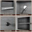 Armoire de rangement pour garde-manger de 63 po avec tiroirs, huche de cuisine et support pour micro-ondes 63 po-961261282