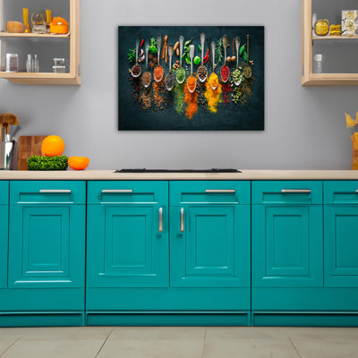 Species On Spoon Kitchen Foods On Canvas