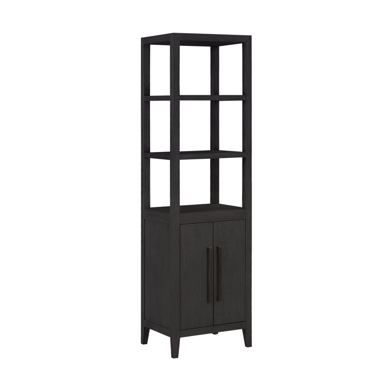 Alsup Solid Wood Freestanding Linen Cabinet