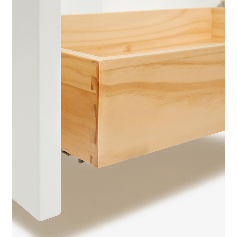73 IN.  Single Bathroom Vanity, White,  White Quartz, Rectangular