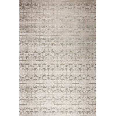 Epic Hand Knotted Area Rug in Gray/Blue