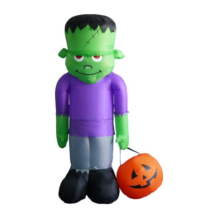 The Holiday Aisle® Siegrist Inflatable Frankenstein Decoration ...