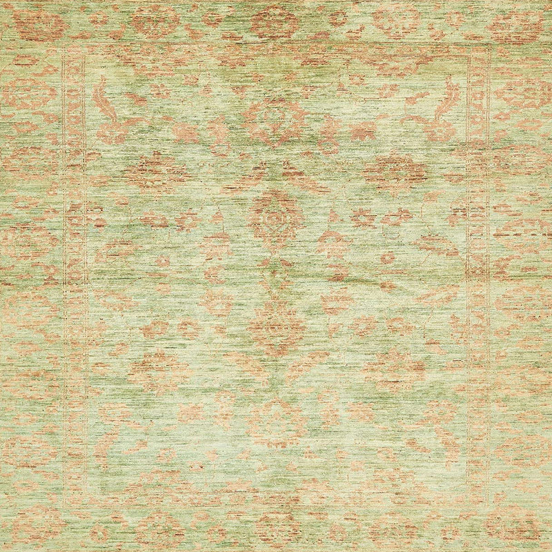 Tapis abstrait moderne 446, Carré 3 pi