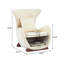 Chaise d'appoint moderne en polyester avec rangement pour animaux à deux couches-129976256