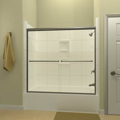 Porte de baignoire sans cadre E 68 "x H 57,38" Ete