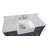 Hitton 48" Single Bathroom Vanity Set with Marine Gray Cabinet and Quartz Countertop-373362999-374037830