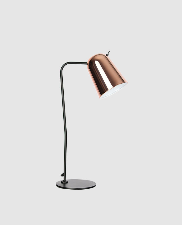 Dobi Desk Table Lamp, Copper/Black