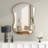Euri Irregular Unique Shaped Wall Mirror , Asymmetrical Mirrors For Entryway Living Room Bedroom Bathroom