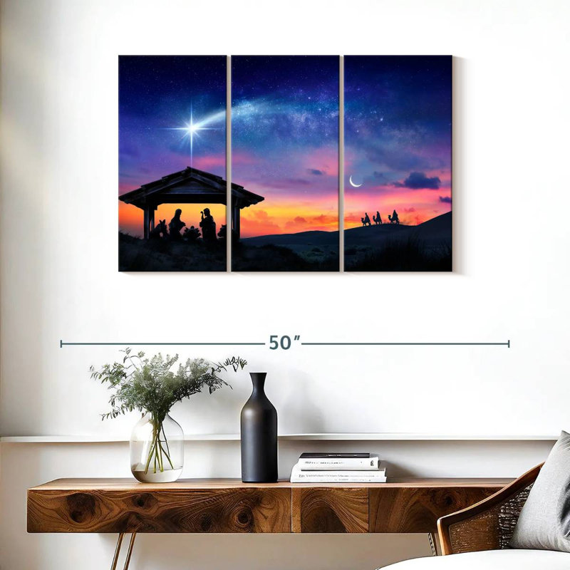 Adella Christmas Star, 24" H x 38" W