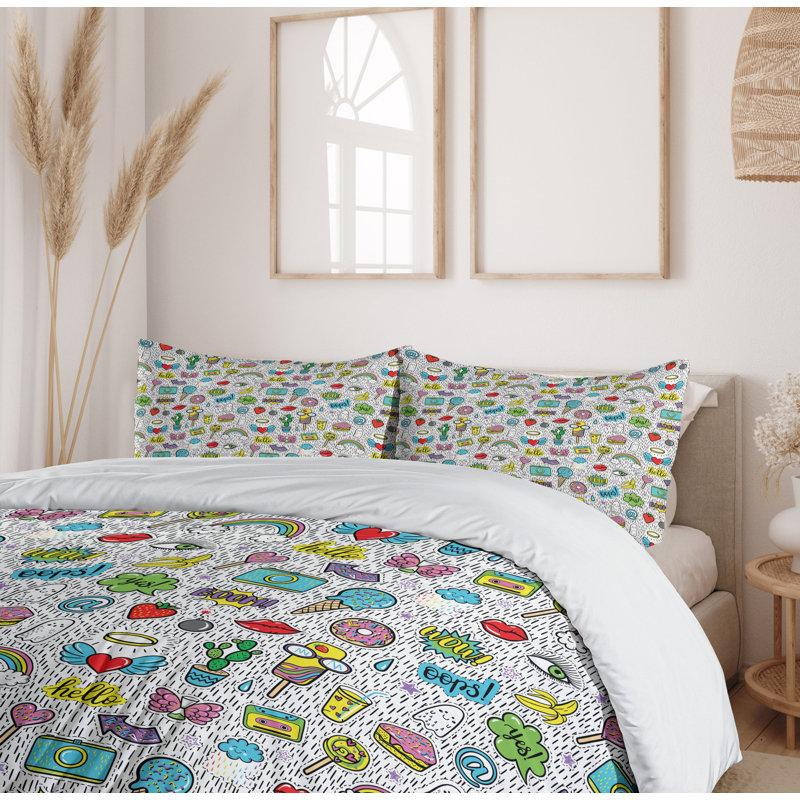 No Duvet Cover, California King Duvet Cover + 2 Standard Shams