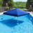 Sunjoy 10 ft. × 10ft. Floating Pool Canopy With Hand Carry Bag Pop Up Gazebo Fabric Canopy-88974336