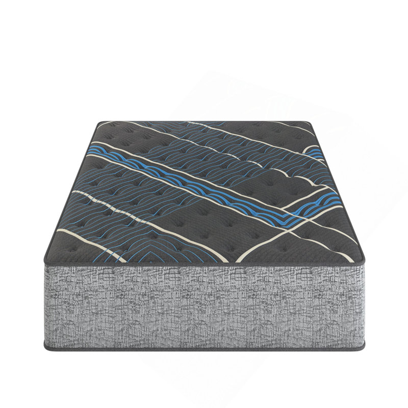 Restonic Comfort Care 14" Hybrid Mattress, Individual Pocketed Coil Mattress , Medium Comfort, Queen, Queen