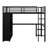 Loft Bed Frame With Built-In Wardrobe-166962412-166962414