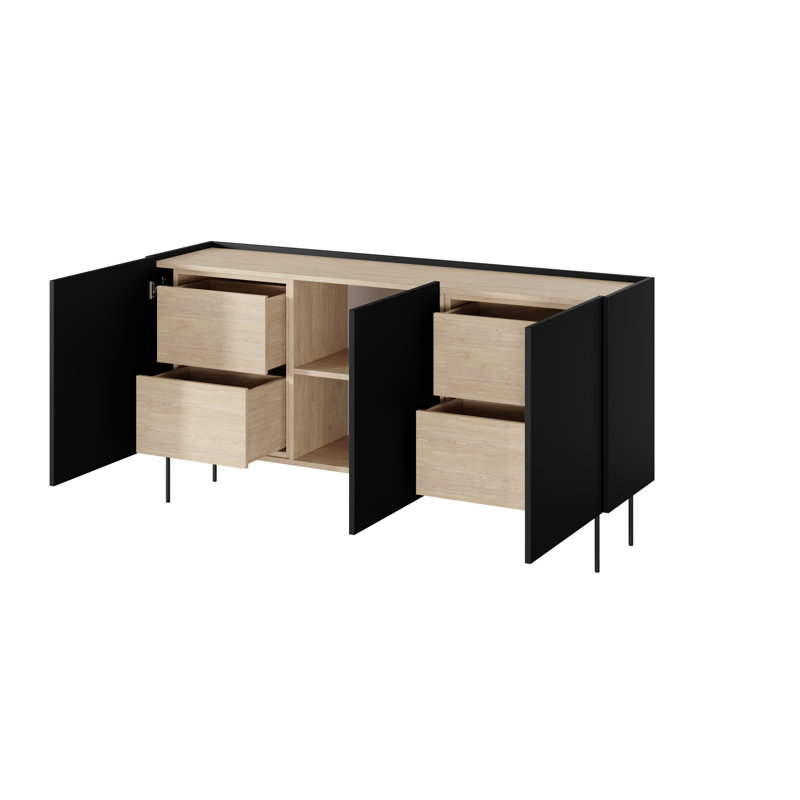 Cashious 170cm Sideboard, Black