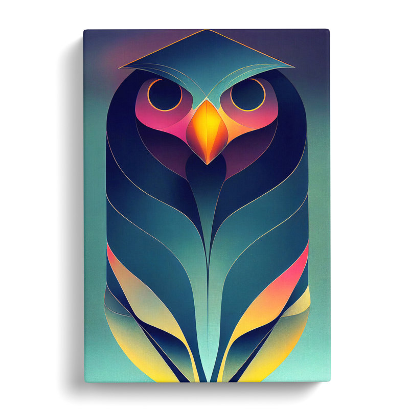 Futuristic Bird - Wrapped Canvas, 50cm H x 35cm W x 3cm D