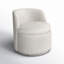 Fauteuil demi-tonneau pivotant Carmelo Estes-90557639