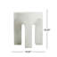 Table d'appoint / table de bout d'extérieur ronde MGO, table d'appoint de salon, blanc antique