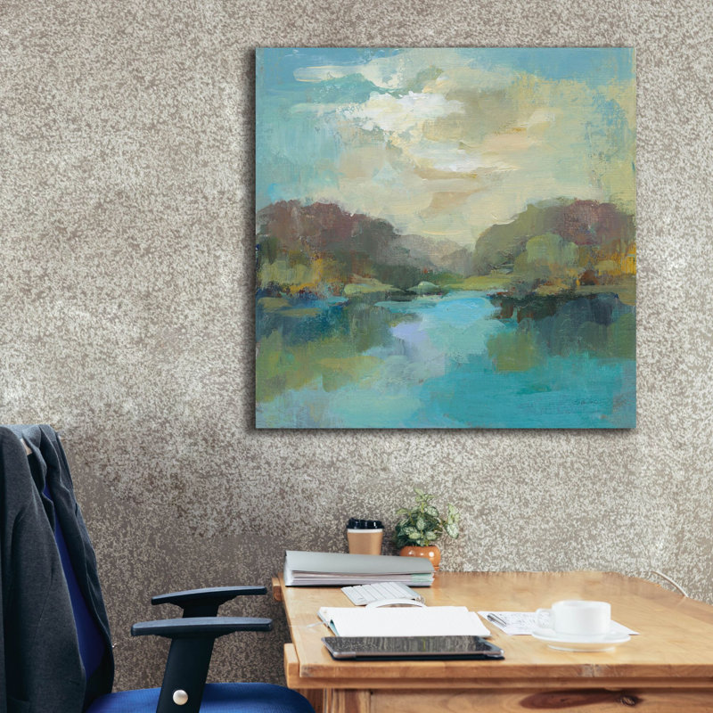 «Mini Landscape» par Silvia Vassileva, art mural sur toile, H 37 po x l 37 po x P 1,5 po