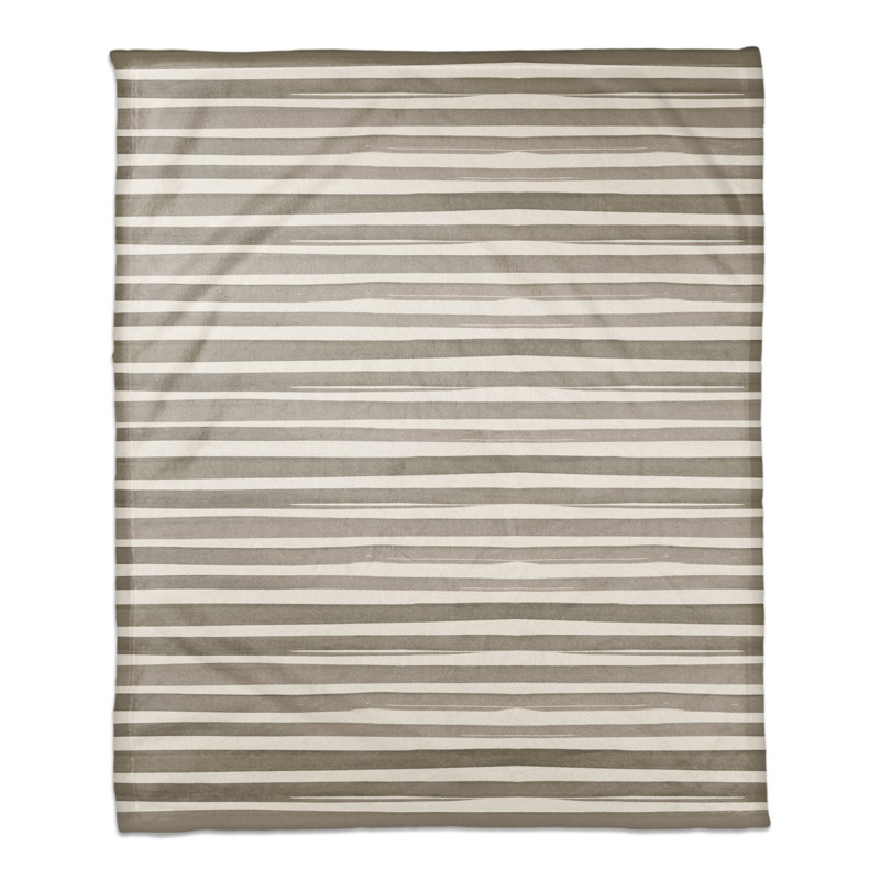 Hand Woven Throw Blanket, Brown