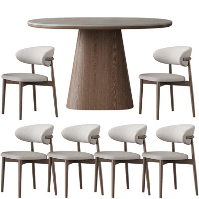 Nordic modern style family dining table sets