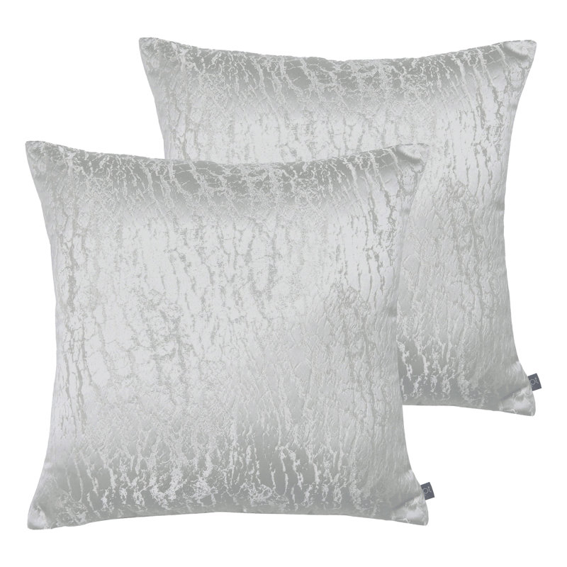 Prestigious Textiles Hamlet Metallic Polyester Filled Cushion, Titanium