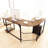 L-Shaped Metal Base Computer Desk-965506805-965506815