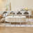 Solid Wood TV Stand with Multiple Cabinets-1892663949