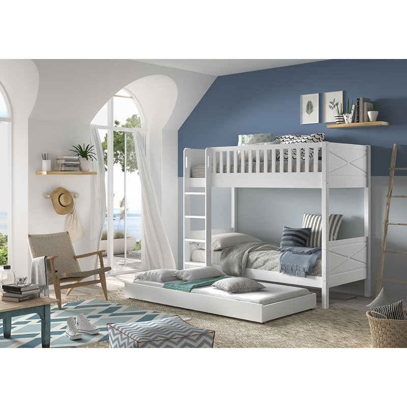 European Single (90 x 200cm) Standard Bunk Bed by Vipack