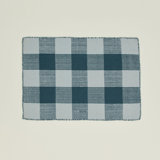Simple Plaid Rug Sky/Peacock