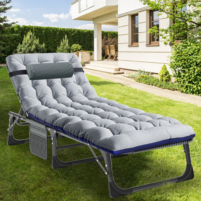 Lit pliant, lit à trois plis avec différentes couleurs et styles d'extérieur, d'intérieur, Gris clair
