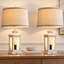 Ensemble de 2 lampes de table Farmhouse