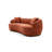 Mid Century Modern Curved Sofa-276207029