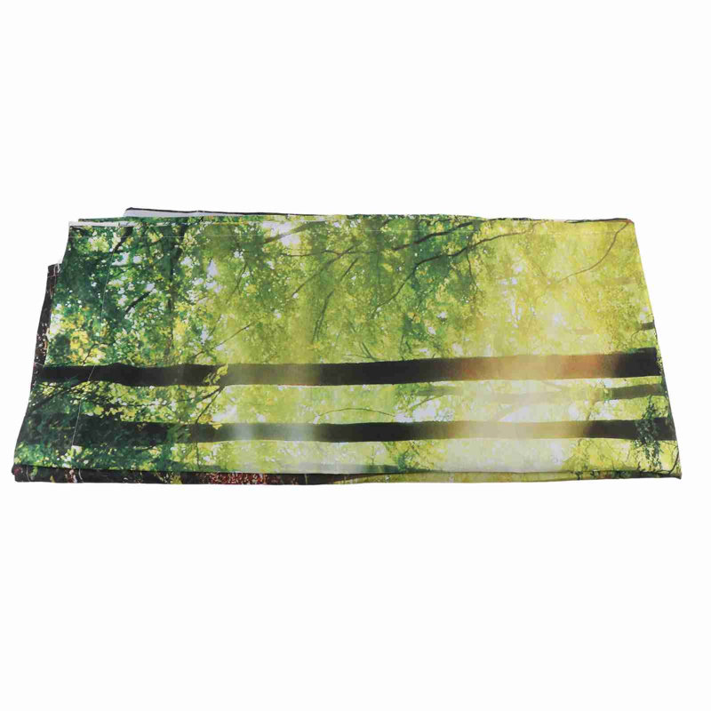 Rideaux occultants imprimés forêt pour balcon, chambre, salon, fenêtre 170 x 200 cm