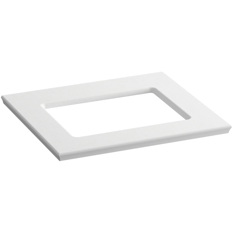 Dessus de meuble-lavabo pour salle de bain simple 25 po uni/expression, Blanc expressions