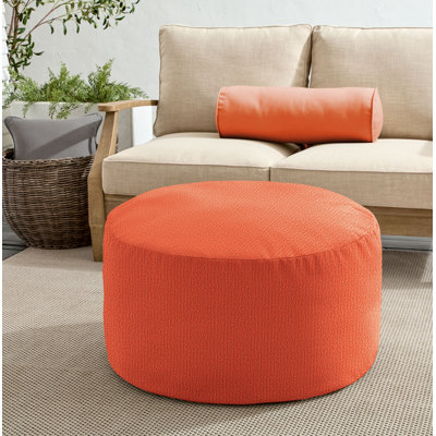 Repose-pieds d'extérieur rembourré avec coussin Sunbrella®