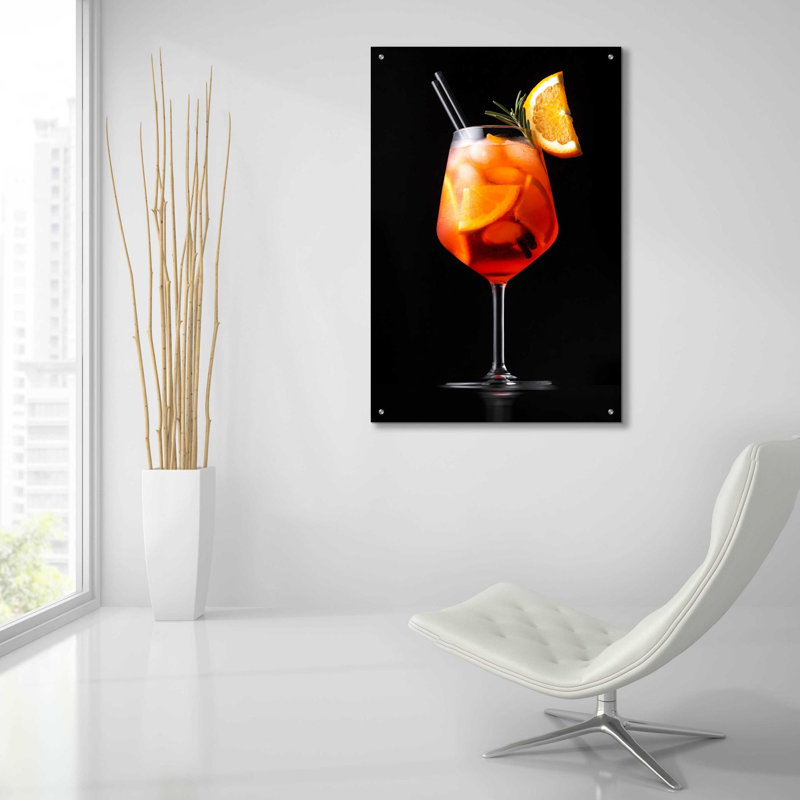 «Spirz» par Epic Portfolio, art mural en verre acrylique, H 36 po x l 24 po x P 0,2 po