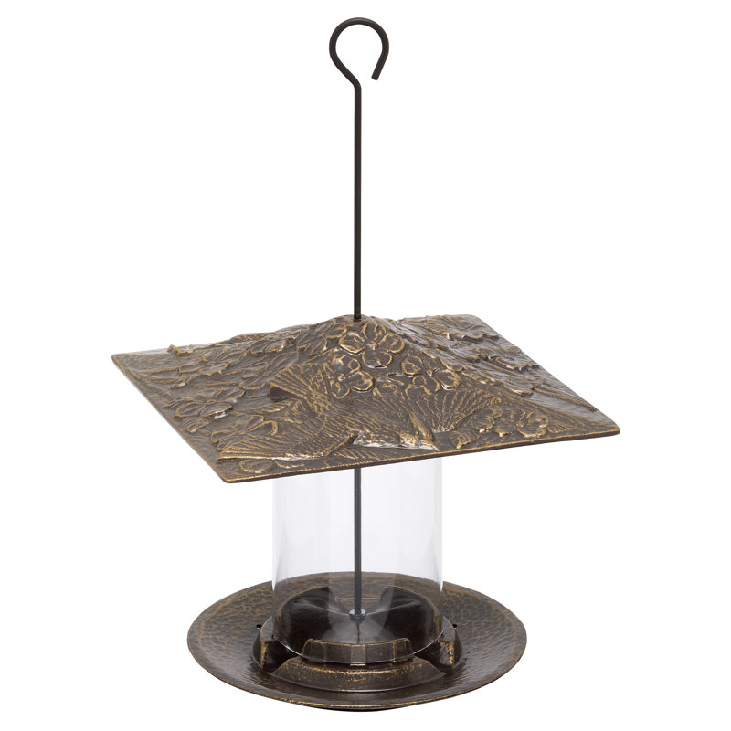 Cardinal Tube Bird Feeder, French Bronze
