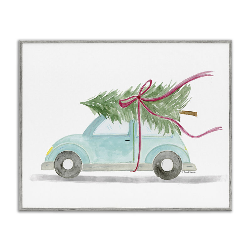 Art giclée sur arbre à vent sur une voiture par Rachel Nieman, Estampe numérique Farmhouse, H 16 po x l 20 po