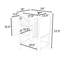 Meuble-lavabo 24 po avec porte à fermeture douce et tablette réglable-1679338054