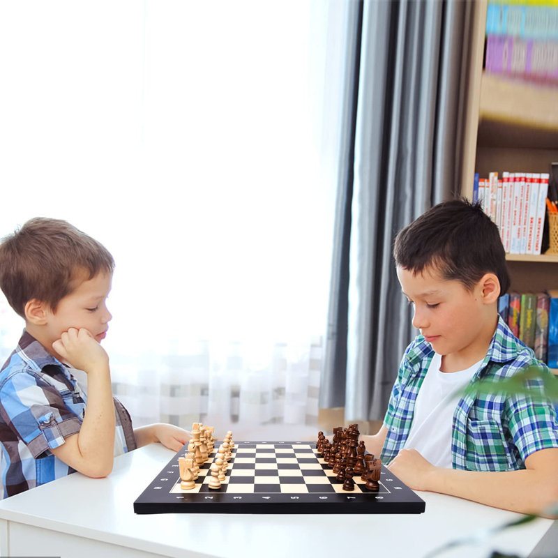 Échiquier de tournoi professionnel seulement, L 19 po x l 19 po x H 0,6 po