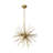 Lagertha 6 - Light Iron Dimmable Sputnik Sphere Chandelier