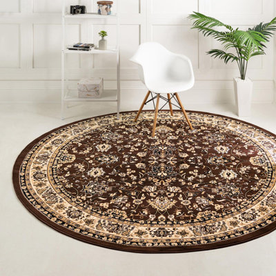 Hanan Floral Brown Area Rug