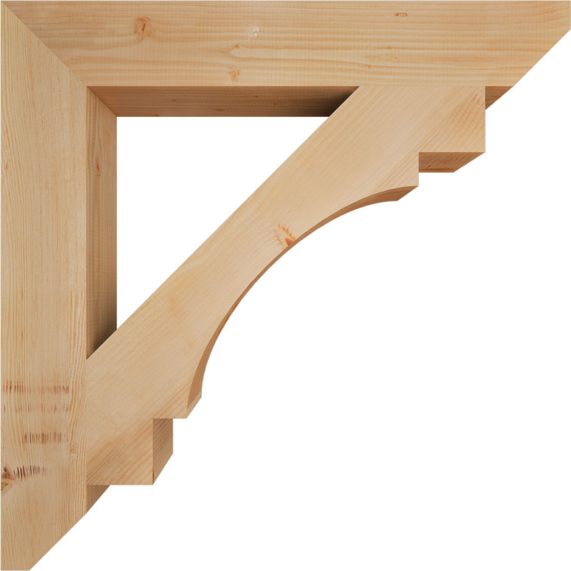 Support lisse à lattes Merced, Sapin de Douglas, H 40 po x l 5,5 po x P 40 po