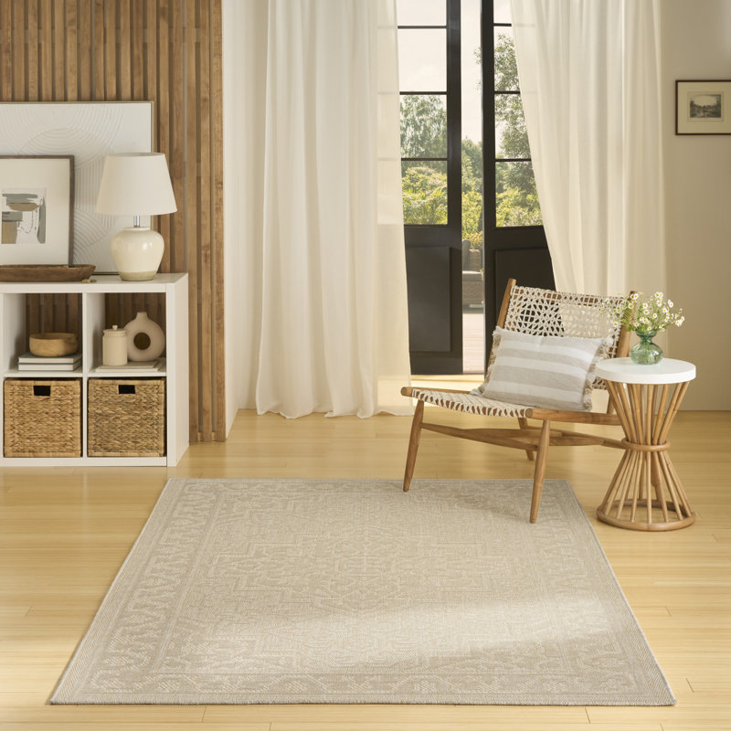 Gerritt Persian Indoor/Outdoor Area Rug, Rectangle 4' x 6'