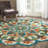 Arla Floral Oriental Hand Tufted Scalloped Wool Area Rug-24827982