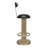Sedes Swivel Upholstered Counter Stool with Metal Frame-61272600