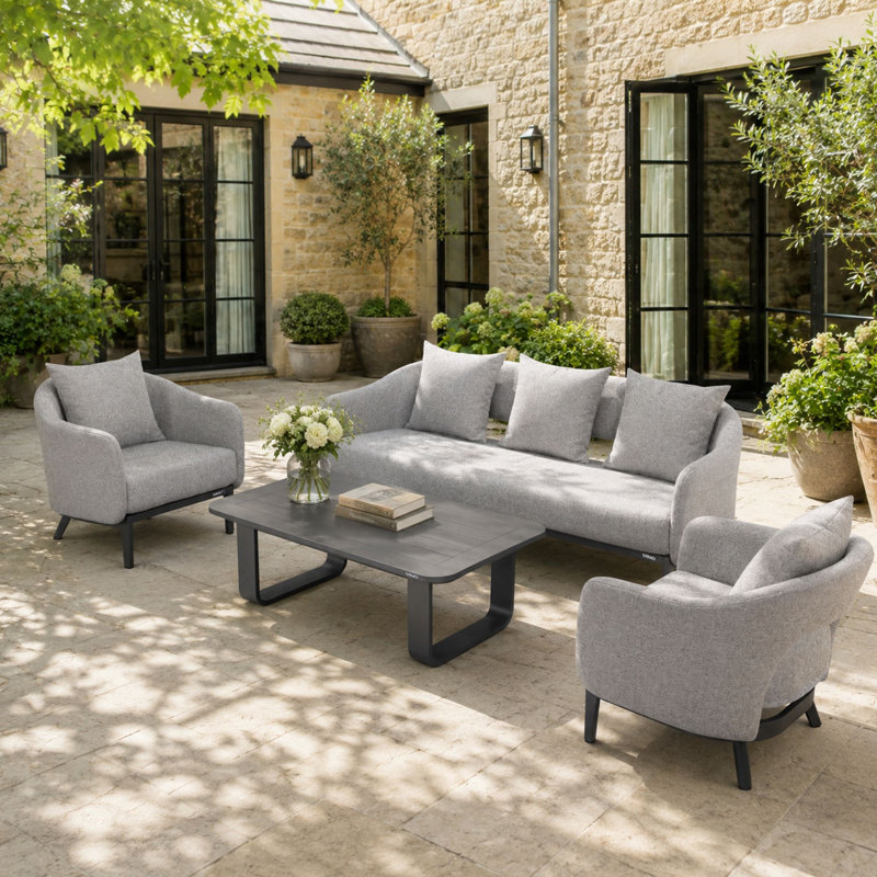  5-seater Outdoor Lounge Set With Coffee Table