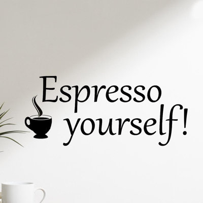 Décalcomanie murale expresso Dore